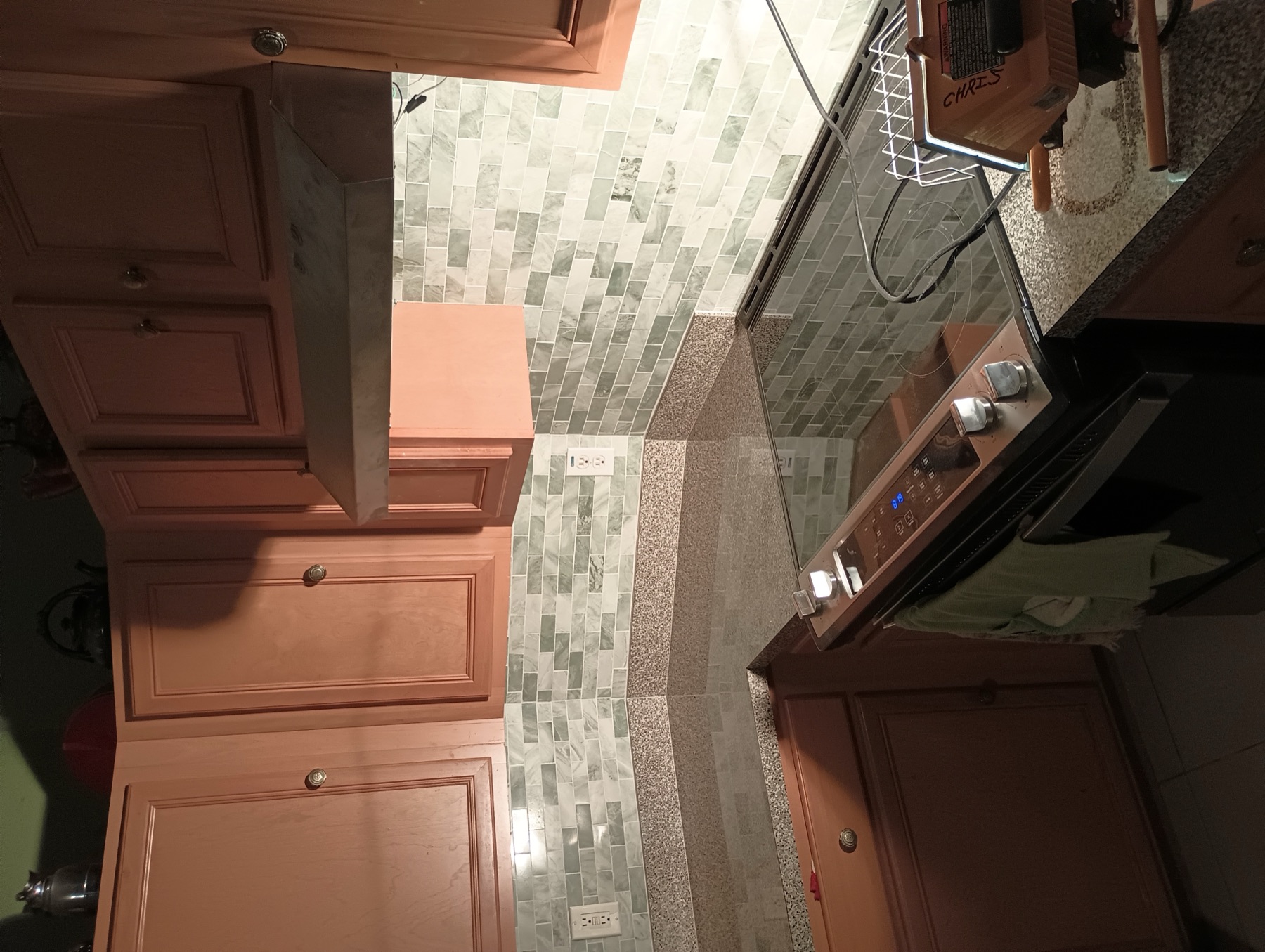 Kitchen Backsplash & Cabinet Detail Refresh